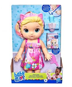 BABY ALIVE - POUPÉE BÉBÉ BEAUTÉ 32,5 CM À BAIGNER, THÈME LICORNE